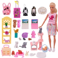 clothes for barbies dolls furniture for barbies dollhouse accessories fits 11 8 inch dolls and bjd dollstoys for children