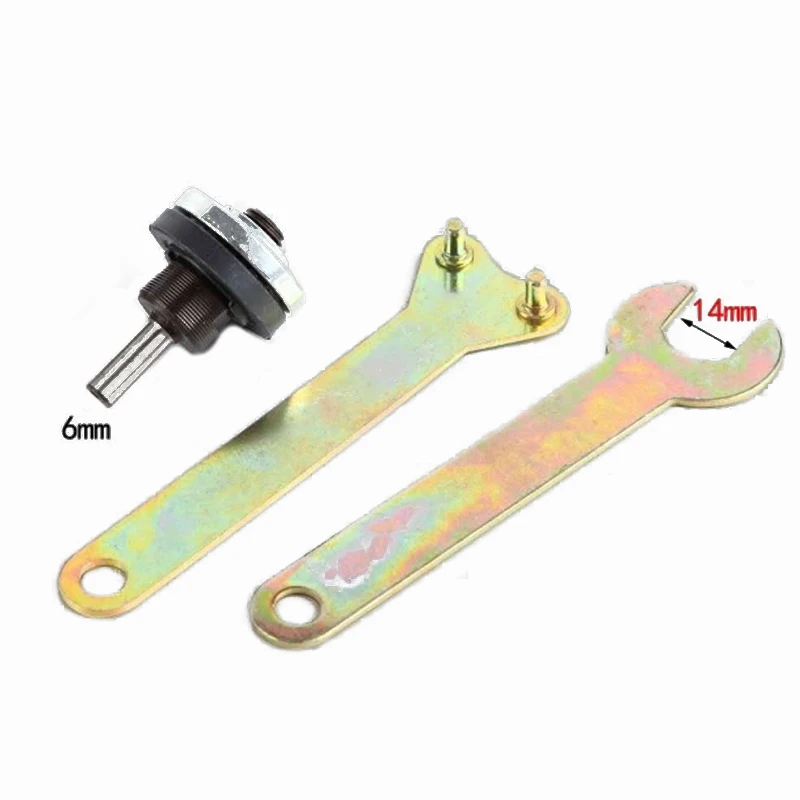 

5Pcs Flange Nut Lock Nut Grinder Wrench Spanner Hand Drill Set Kit For Power Tools Parts Angle Grinder Accessories