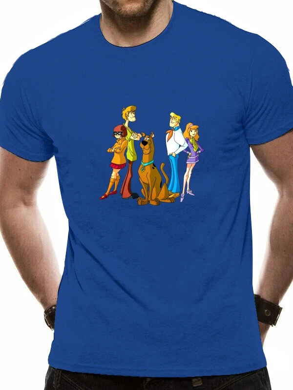 Scooby Doo футболка мультфильм смешной семья ретро подарок на день рождения унисекс
