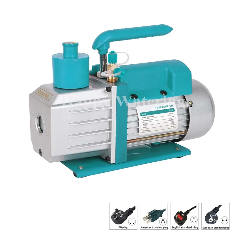 220В-240В портативный вакуумный насос CFM одноступенчатый 4.5CFM 1/3HP роторный лопастный