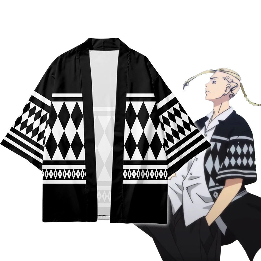 Пиджак для косплея аниме Токийский рептиз Повседневная Уличная одежда с