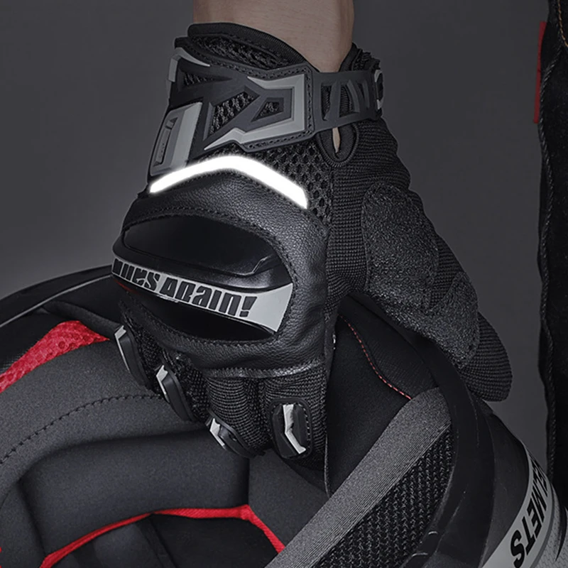 Перчатки для езды на мотоцикле велосипеде тонкие дышащие сенсорных экранов