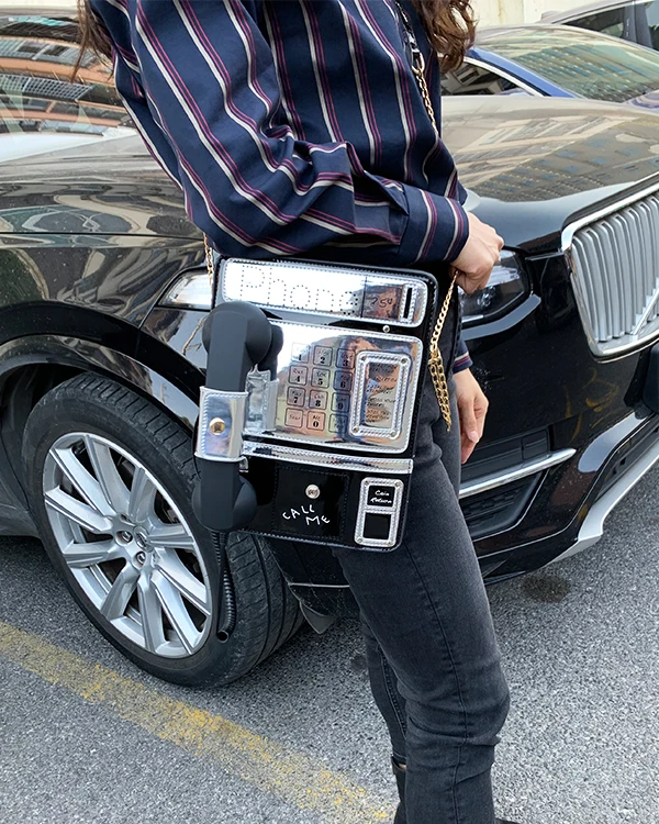 Черно красная лакированная кожа в стиле телефона женские модные сумочки на