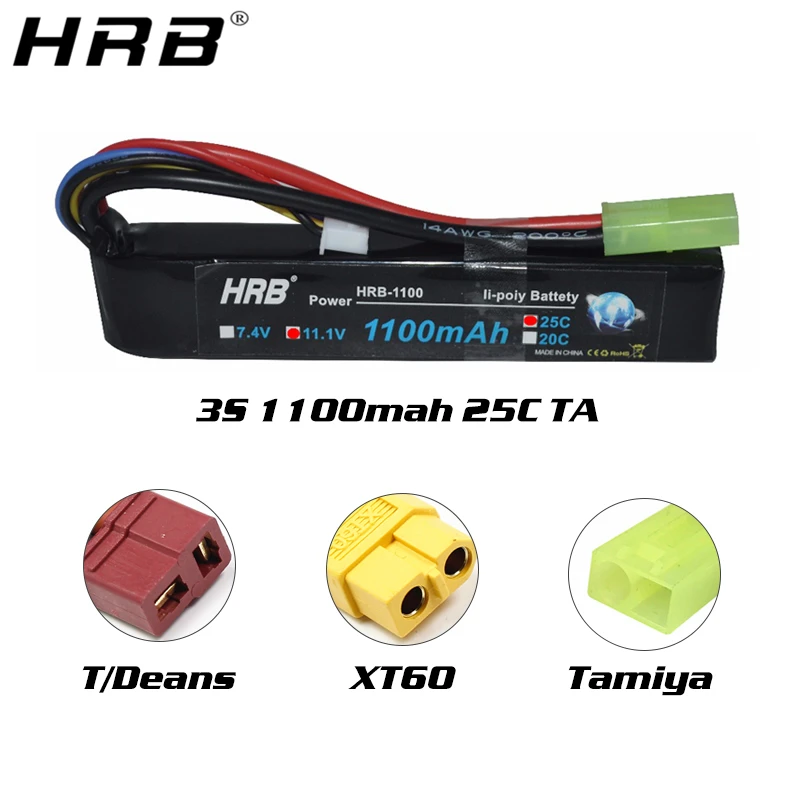 2 шт аккумулятор hrb lipo 3s 111 v 1300mah 4s 148 v 1500mah 1800mah 2s 74 v 2200m
