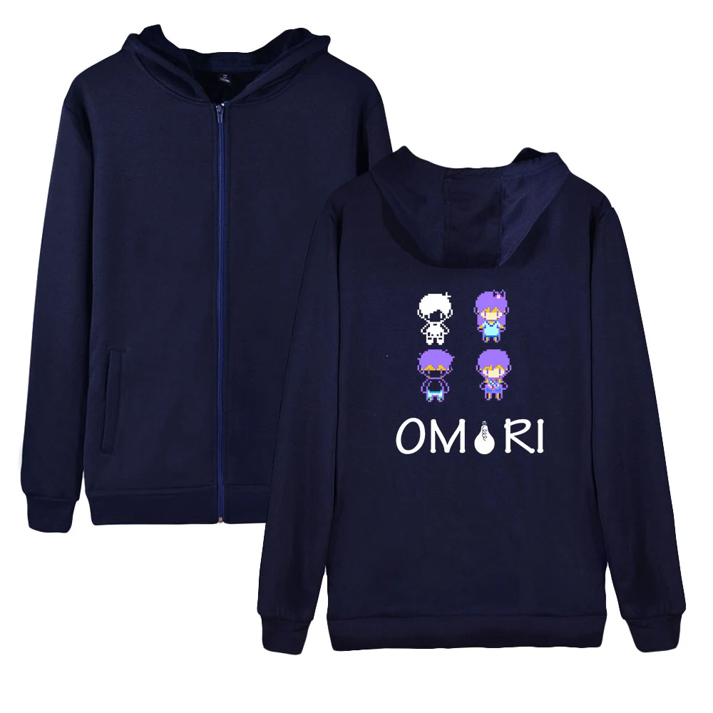 

Omori Fashion Prints Zipper Hoodies Women/Men Long Sleeve Hooded Sweatshirt Hot Sale Casual Harajuku Streetwear Clothes