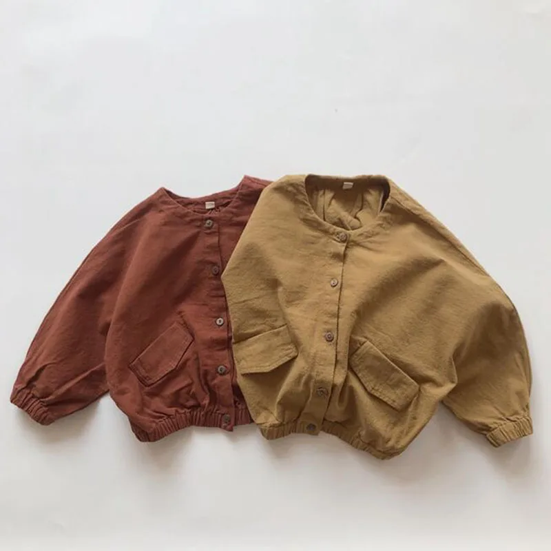 

1-6Yrs Autumn Baby Boys Girls Batwing Sleeve Cardigan Coat Children Clothing Baby Boy Girl Long Sleeve Kids Cardigan Coat
