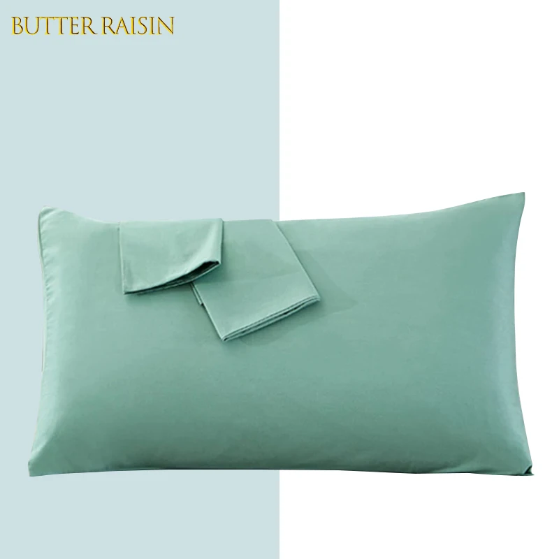 1 шт. хлопковая однотонная наволочка большая домашнее постельное белье Мягкая