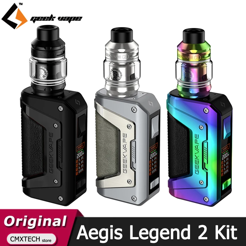Набор для вейпа Geekvape Aegis Legend 2 боксмод 200 Вт вейп L200 leaps и резервуар Z Subohm 2021 подходит