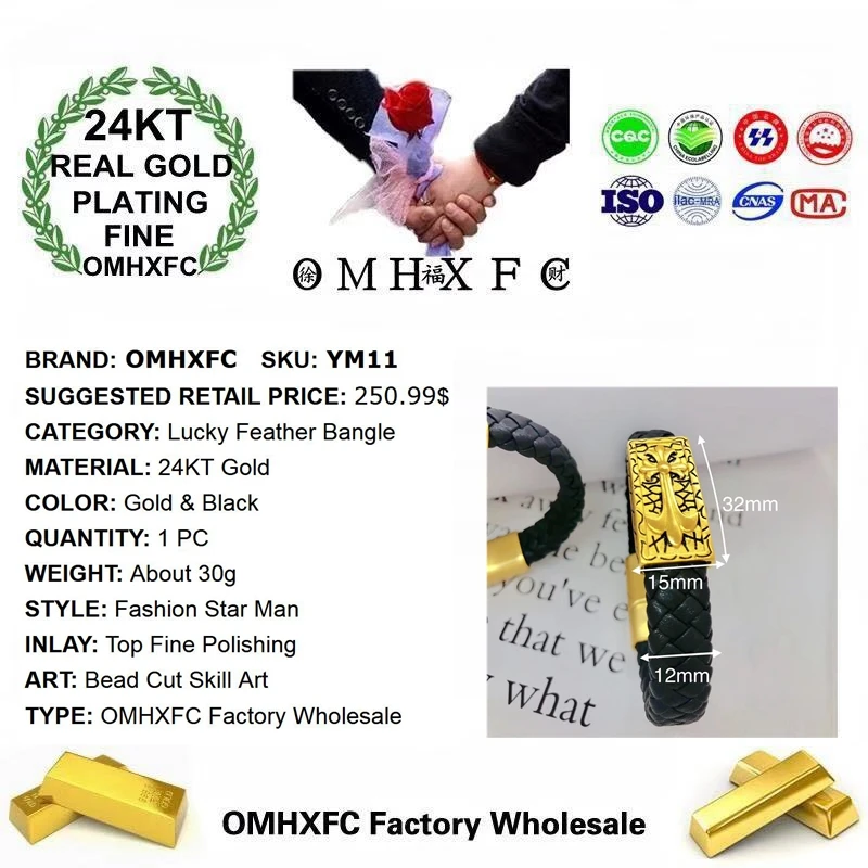 OMHXFC оптовая продажа YM11 Европейская мода подарок мужчине на день рождения свадьбу