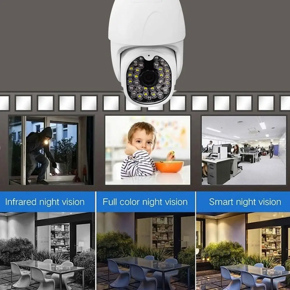 Наружная камера 360 градусов вращения автоматическое слежение дневное и ночное