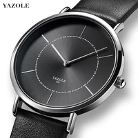 yazole 2021 new minimalist watch men ultra thin watches simple men casual waterproof male clock quartz watch relogio masculino