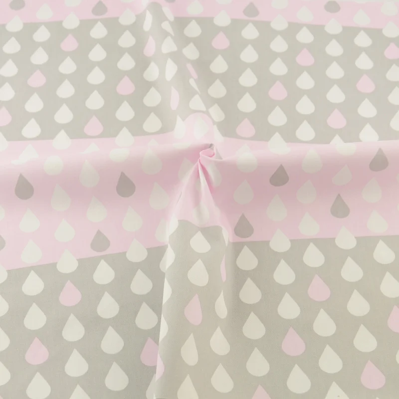 Хлопковая ткань капли воды стеганое постельное белье украшение дом текстиль