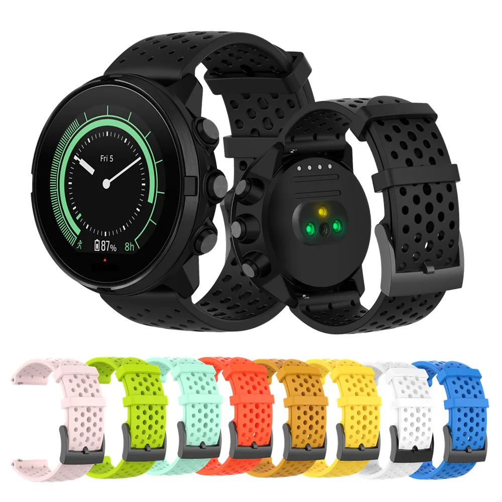 Силиконовый ремешок для смарт-часов Suunto Spartan Sport 9 сменный Браслет D5 | Электроника