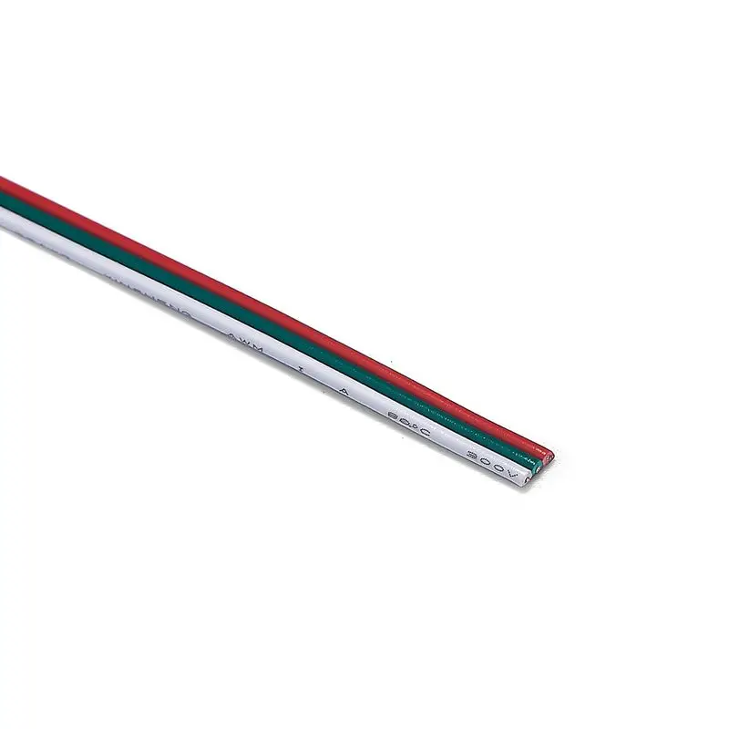 Медный провод 20 м 22/20/18awg 2/3/4/5-контактный удлинитель с сердечником электрический