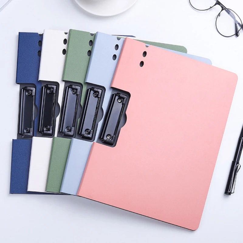 1Pcs A4 Multifunction File Folder Writing Pad Clipboard Memo Clip Board Test Paper Storage Clips Office School Supplies Stationa |