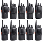 10 шт., портативная рация Baofeng, портативное радио, 16 каналов, УВЧ, 400 - 470 МГц, батарея 2800 мАч, 5 Вт, коммуникатор, передатчик, трансивер