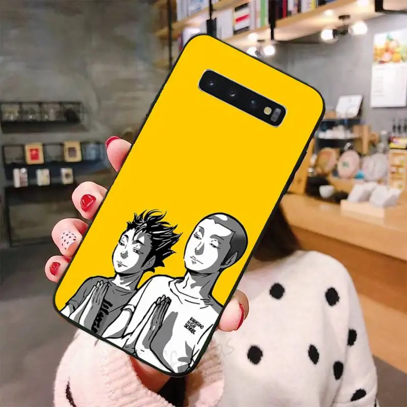 

Cute Japan Anime Oya Haikyuu Phone Case For Samsung A50 A51 A71 A20E A20S S10 S20 S21 S30 Plus ultra 5G M11 funda shell
