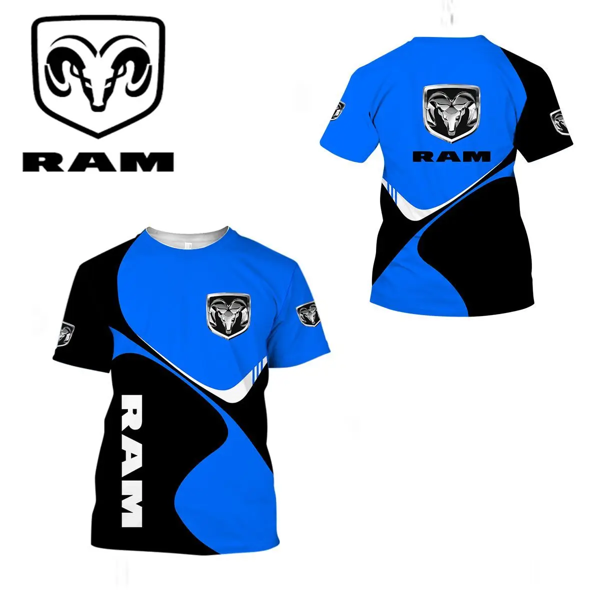 

Summer top T-shirt men 3D print motorcycle T-shirt men Outdoors running sports short-sleeved racing t-shirt