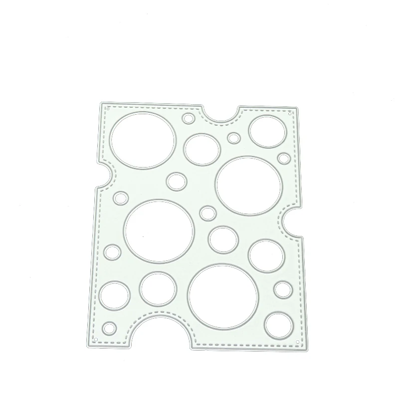 

JC Frame Metal Cutting Dies Circle Dot Background DIY Scrapbooking Handmade Paper Card Make Stencil Craft Mold Mould Model Decor