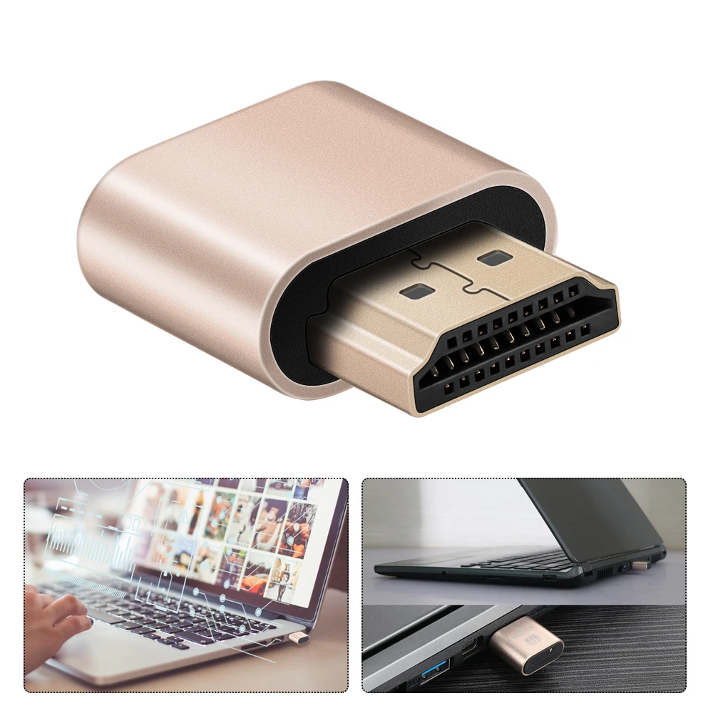 Муляж розетки без головы эмулятор призрака HDMI штекер поддельный дисплей