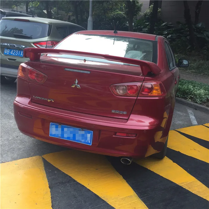 Спойлер заднего крыла для Mitsubishi Lancer из АБС-материала грунтовка цветной спойлер