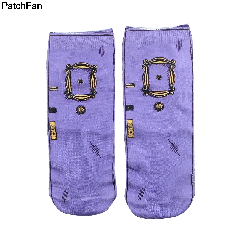 patchfan friend tv show cosplay new cartoon anime printed women socks ankle socks kawaii party favor cosplay gift a2700 free global shipping