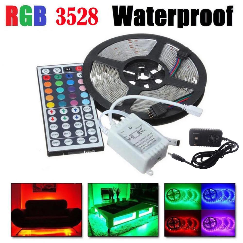RGB Светодиодная лента 5 м 300 светодиодный s IP65 Водонепроницаемый неоновый
