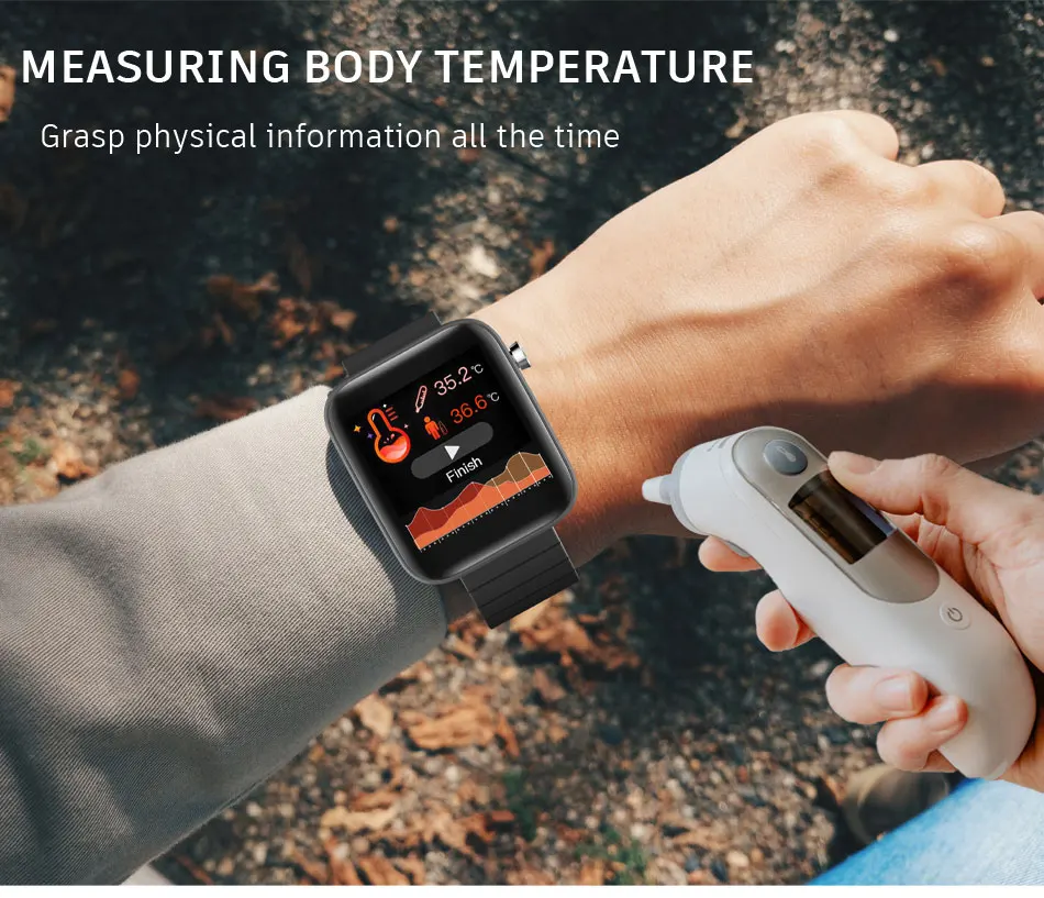 

BingoFit Smartwatch Waterproof Smartband Relojes Inteligentes Blood Pressure Heart Rate Monitor T68 Smart Bracelet Sleep Tracker