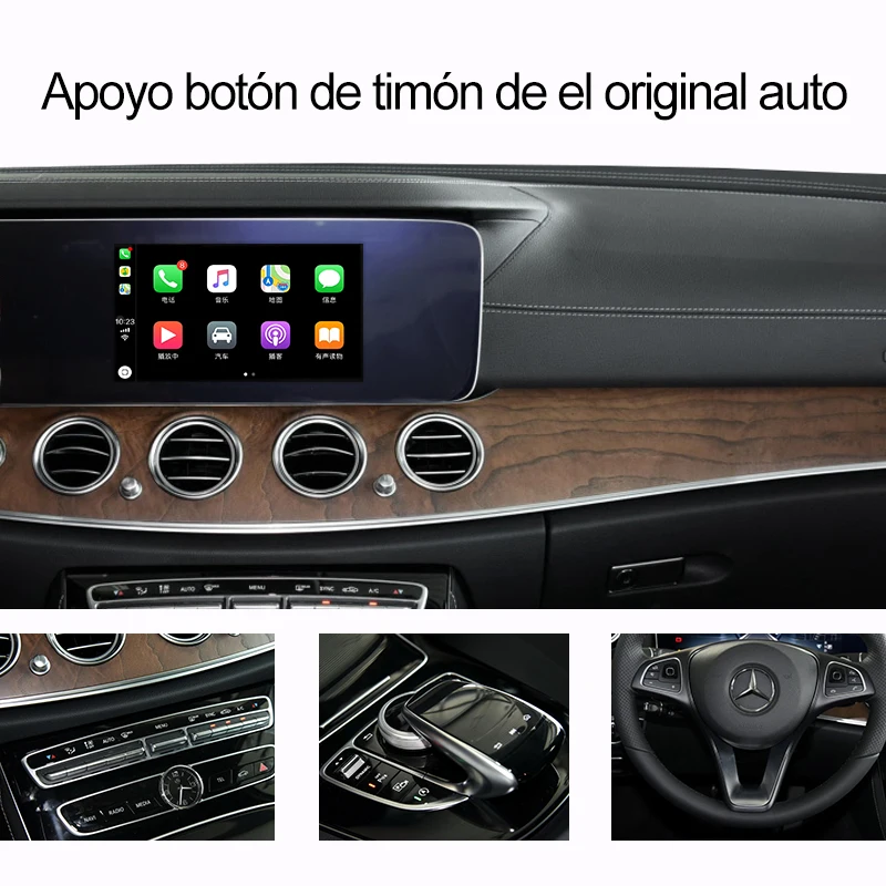 

Hualingan por BenzHL4045 Benz decodificador E Android 10.0 NTG 5.5 Sistema tener funcin de contacto Carplay