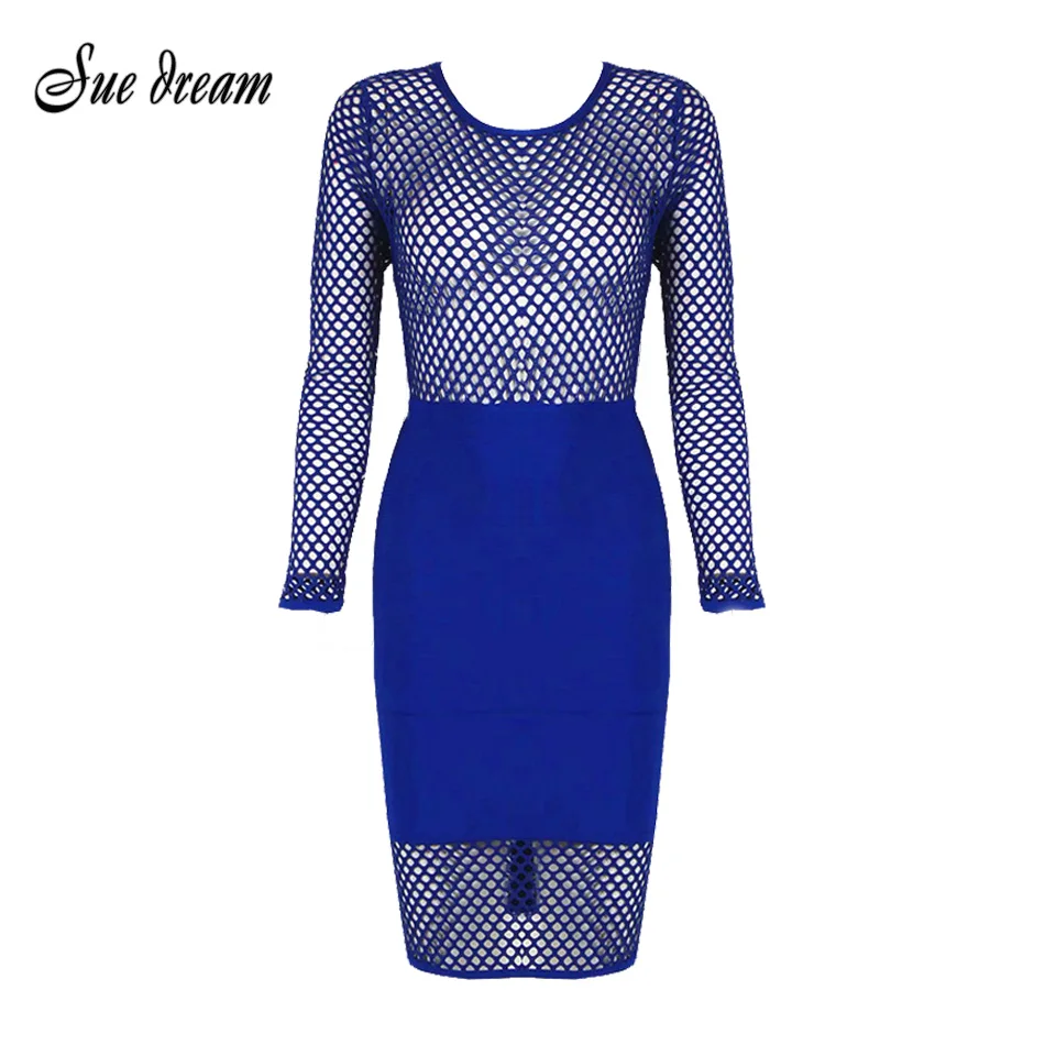 Новое летнее Бандажное платье голубого цвета 2020 сексуальное обтягивающее