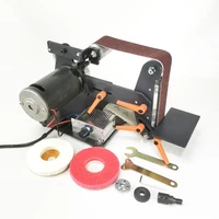 220v electric belt sander grinder household desktop sharpening machine tool sharpenner metal polishing machine 7000rpm 730x50mm
