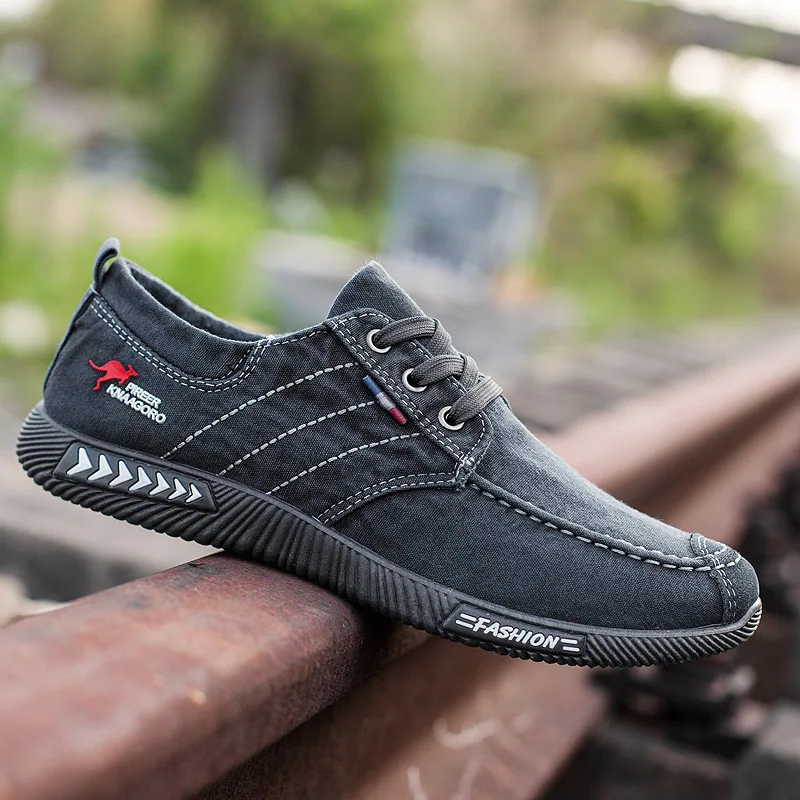 

2021 Men Canvas Cloth Running Shoes Men Breathable Leisure Sport Jgging Trainers Shoes Sneakers Men Basket Homme Trail Masculino