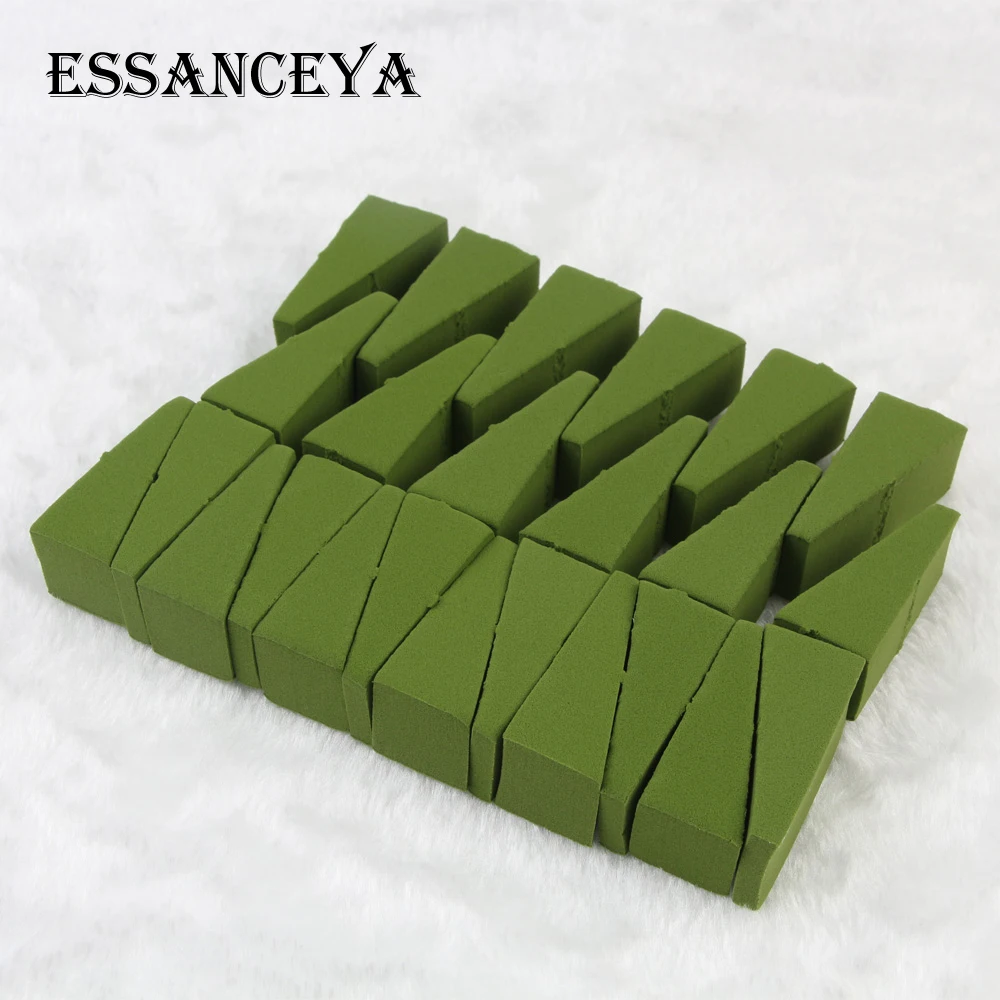ESSANCEYA 24 шт./пакет плотность латекс клинья спонж для Макияжа Косметический слойка пудра гладкая Спонжик для лица пуховка для пудры