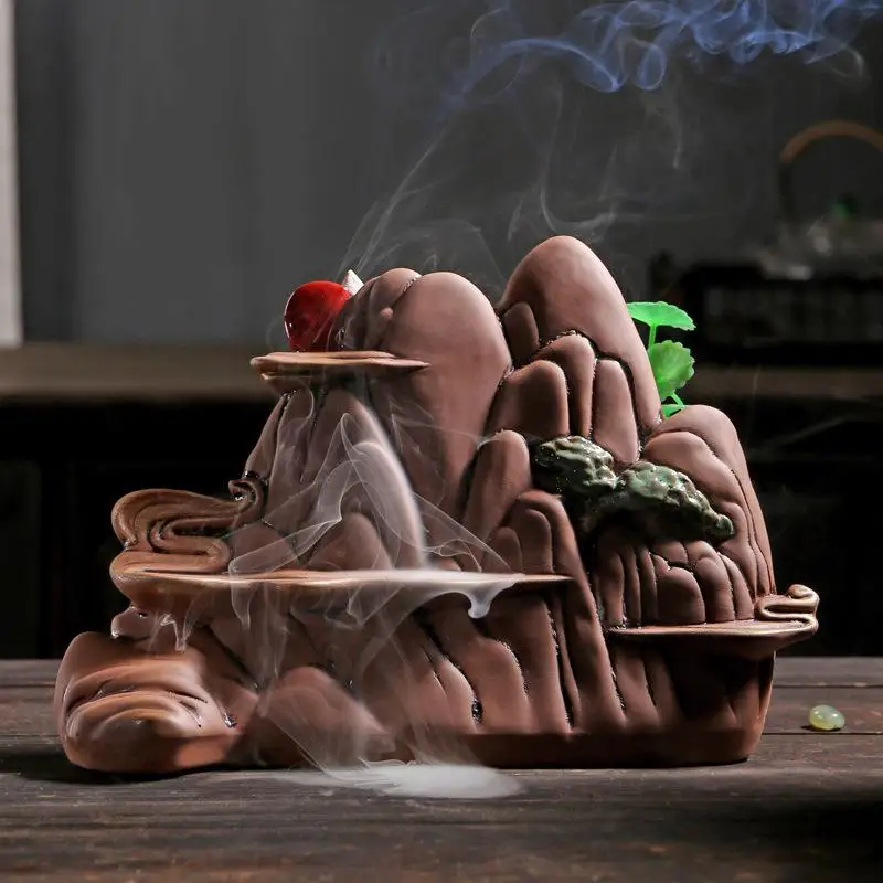 Горелка для благовоний Водопад держатель курильница Будды ароматическая