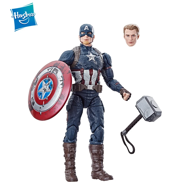 Hasbro Marvel Legends 6-дюймовый Капитан Америка сила и Глория Эксклюзивный с Mjolnir Молот Мстители и Hail Hydra Arnim Zola