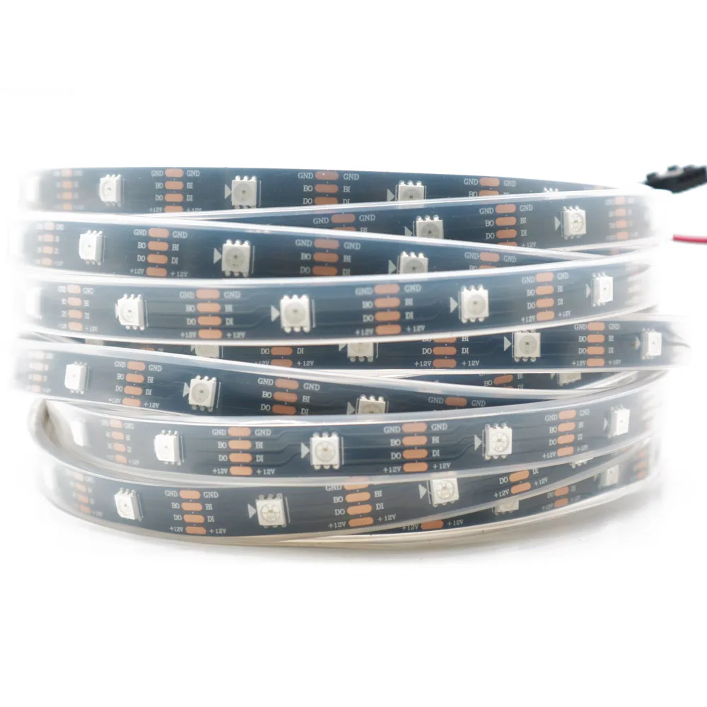 WS2815 DC12V WS2812B WS2813 светодиодная ленсветильник RGB индивидуально Адресуемая