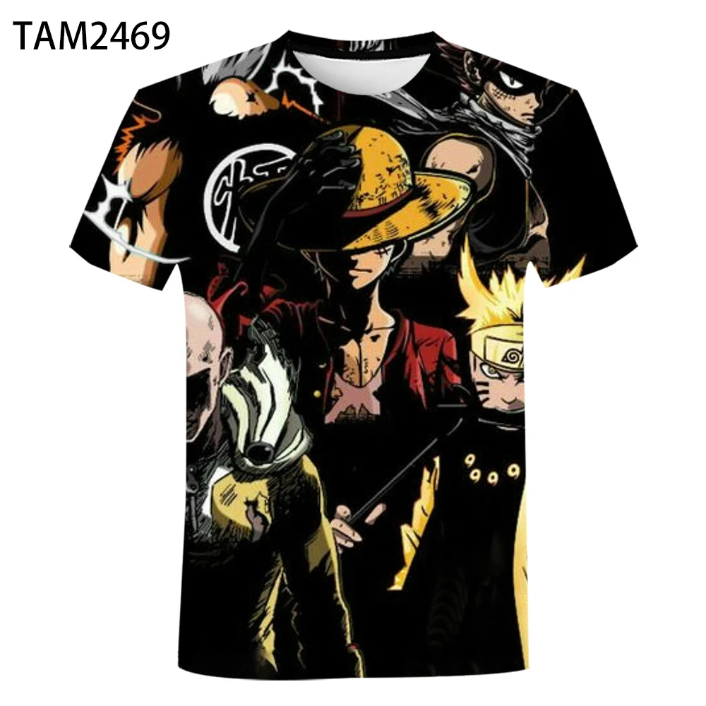 Футболка Fair Tail для мужчин и женщин Повседневная рубашка с коротким рукавом в