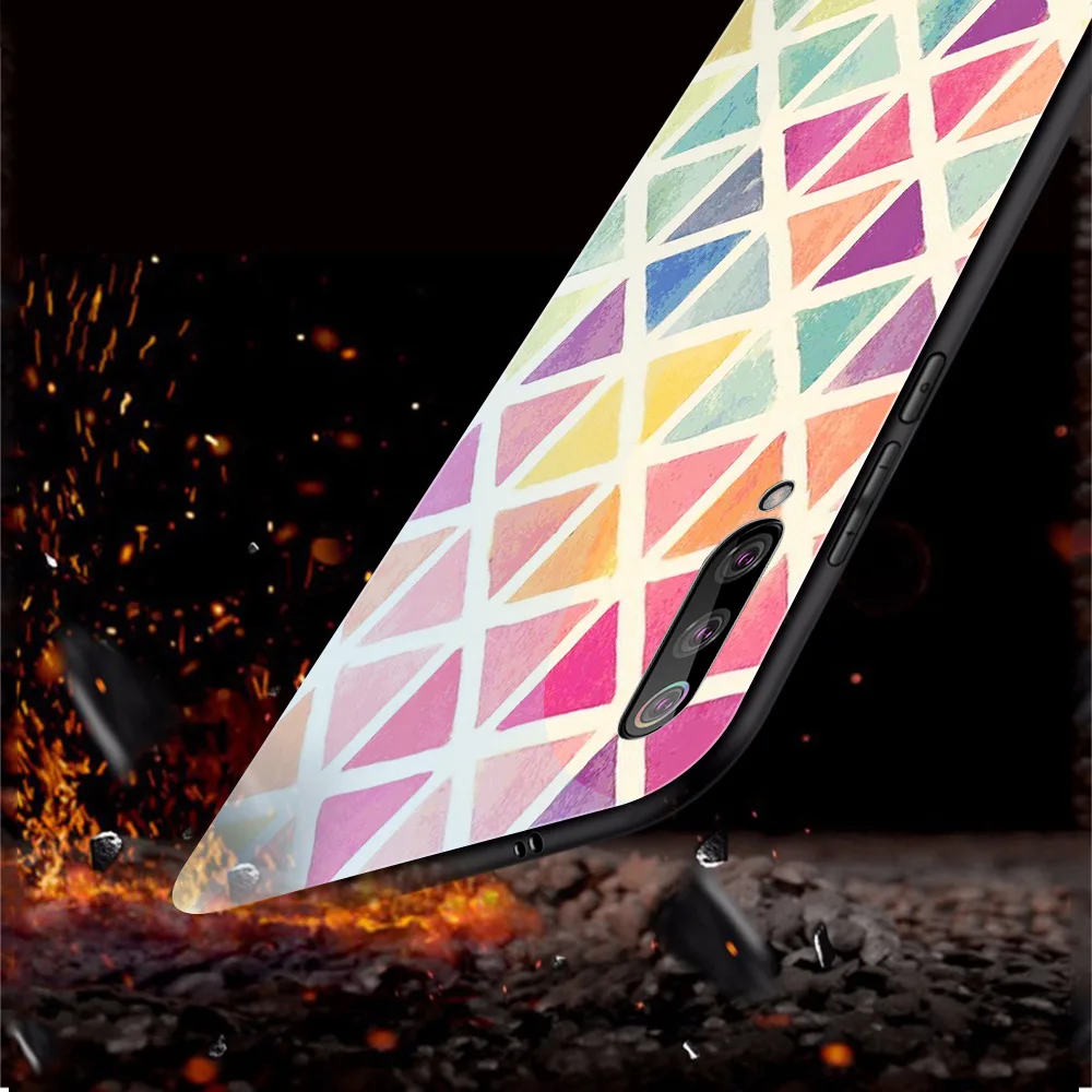

ciciber Glass Case for Xiaomi Redmi Note 8 9 10X 7 8A 10 9S 8T 9T A3 A2 6X 5X Pro Max Mix 2s Lite F1 Fashion pattern Funda Coque