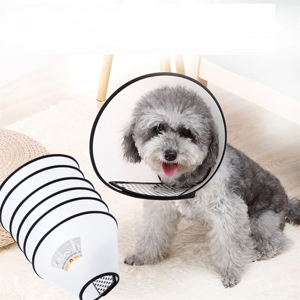 

Plastic Cone Pet Products Anti Bite And Scratching Elizabeth Collar For Cats Elizabeth Circle Dog Protection Beauty Healing
