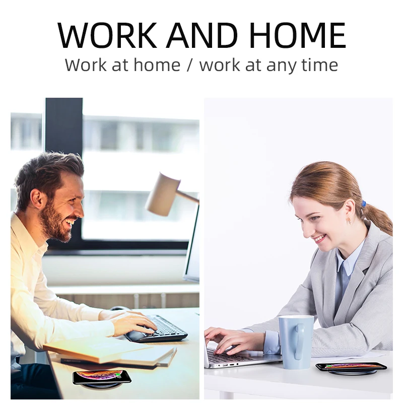 fdgao 15w fast wireless charger for samsung galaxy s21 s20 s10 qi induction charging pad for iphone 12 11 pro xs max xr x 8 plus free global shipping