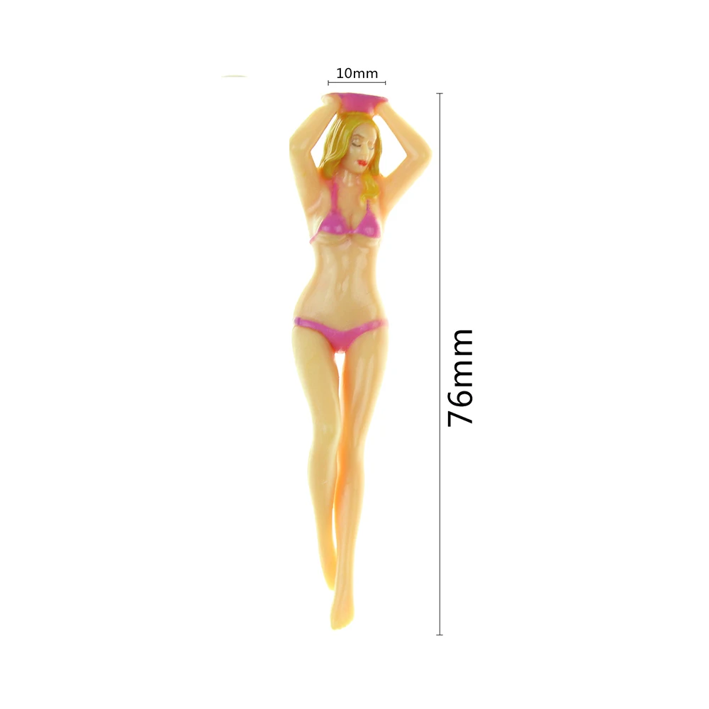 6Pcs Novelty Sexy Bikini Golf Tees Plastic Holder Accessories