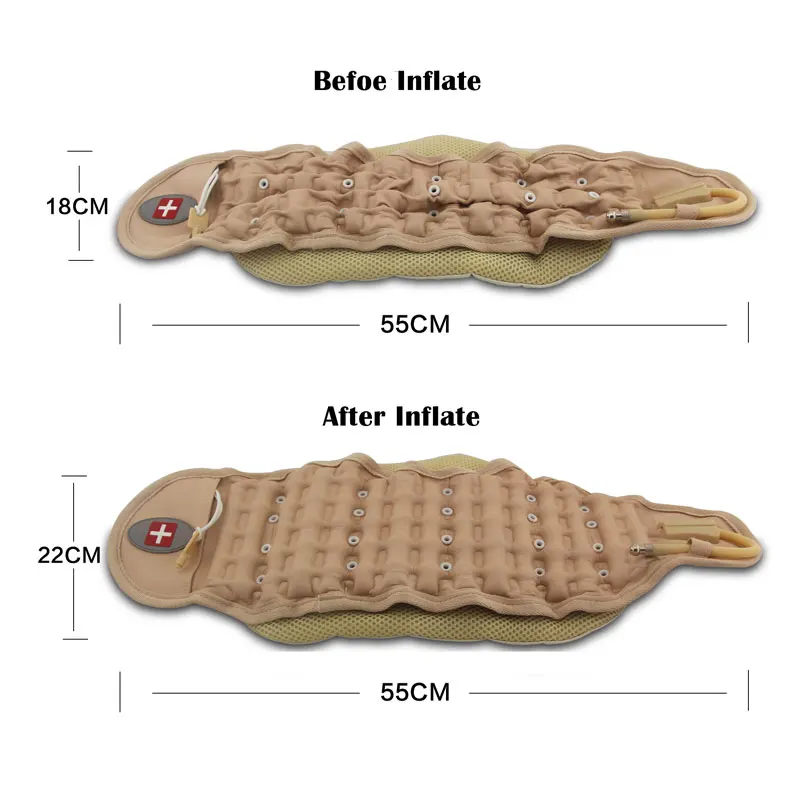 Надувной шейный ошейник массажер для шеи и приспособление коррекции
