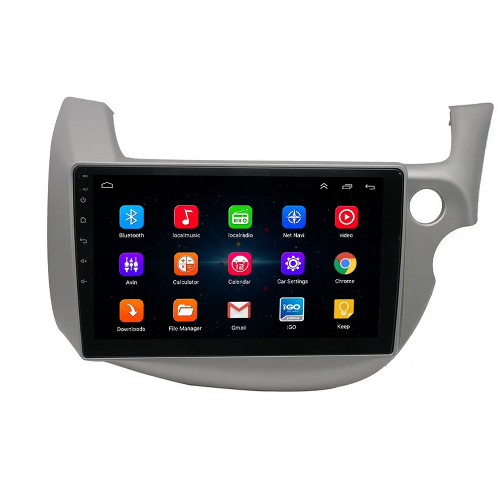 1 + 16G Android 9 автомобильный Радио мультимедийный плеер для Honda Fit Right Rudder 2008 2013