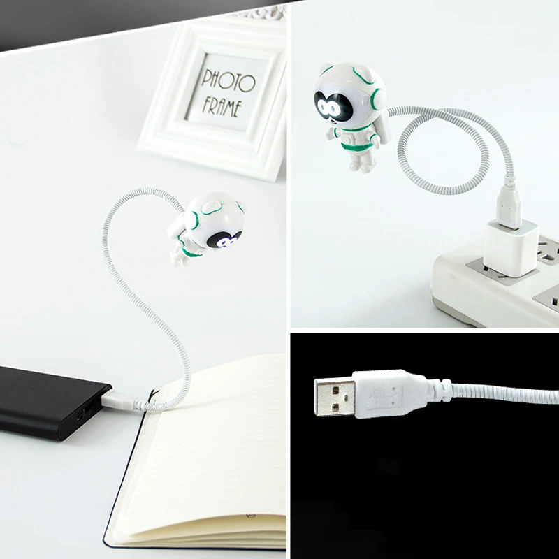Светодиодный ночник с USB гибкий Ночной светильник s 5 В настольная лампа для