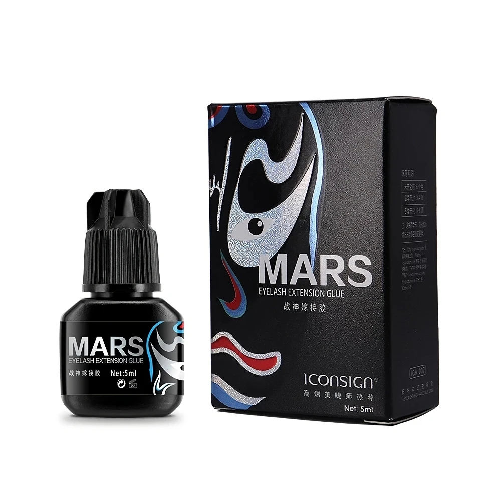 

5ml IGA-007 MARS Grafting Eyelash Glue Slight Odor 3 Seconds Quick-dry 40-60 Days Strong Bonding Long Lasting Adhesive