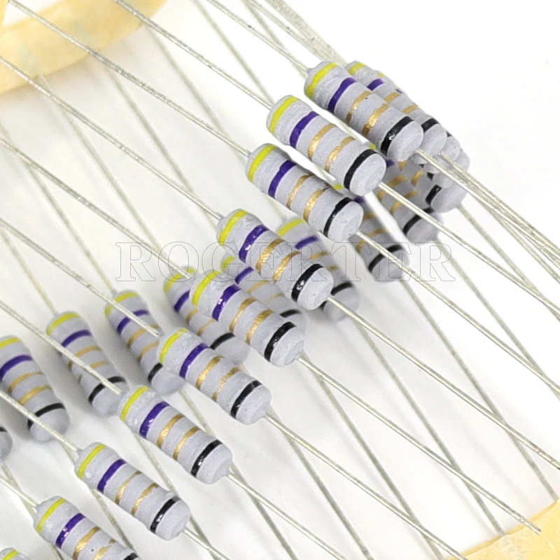 50 шт./лот 0,5 Вт Обмотанный предохранительный резистор 5% 0,1 0,15 0,22 0,47 0,5 1Р 3,3 4,7Р 5,1 10Р 22 12Р 30Р 47Р 51Ом Проволочный резистор 1/2 Вт на.