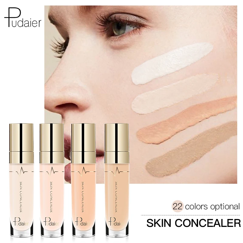 Pudaier 1PC 21Colors Concealer Liquid Rewind Beauty Face Make up Eye Dark Circles Primer Eraser Corrector Foundation Base