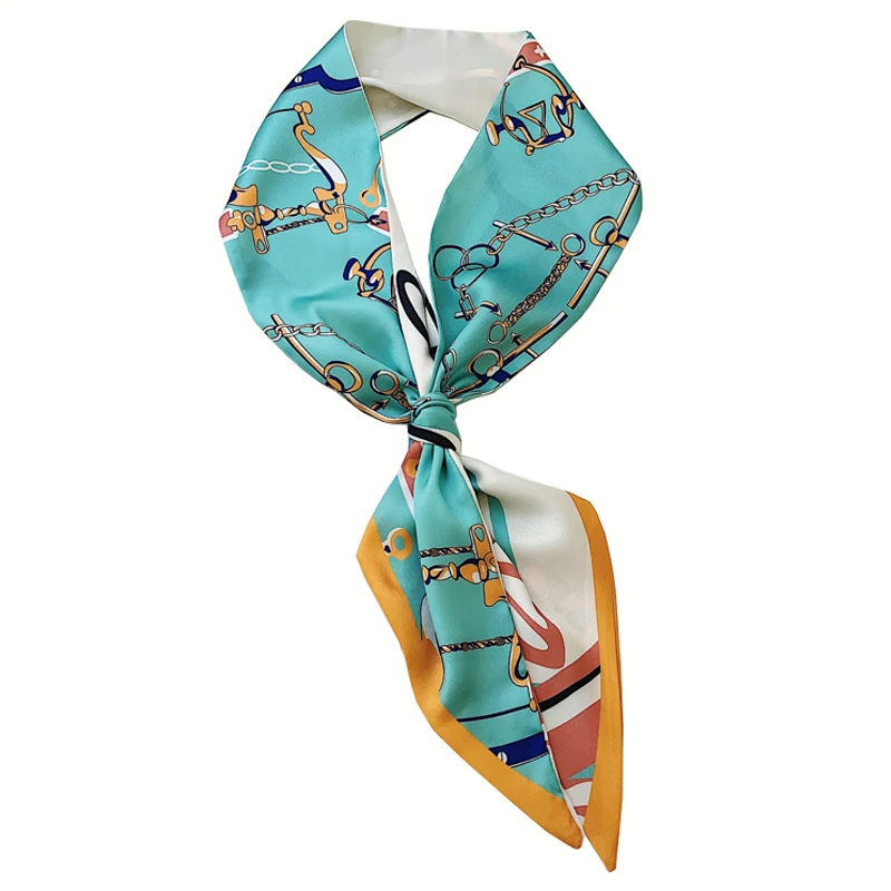 

Decorative scarves small bevels fashion spring and autumn thin scarf winter Korean version versatile scarf neck Casual