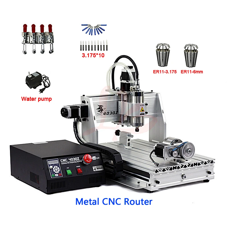 CNC 4030 камнерезные станки с ЧПУ 3040 4 оси металла Мрамор подержанных машин 800 Вт 1500