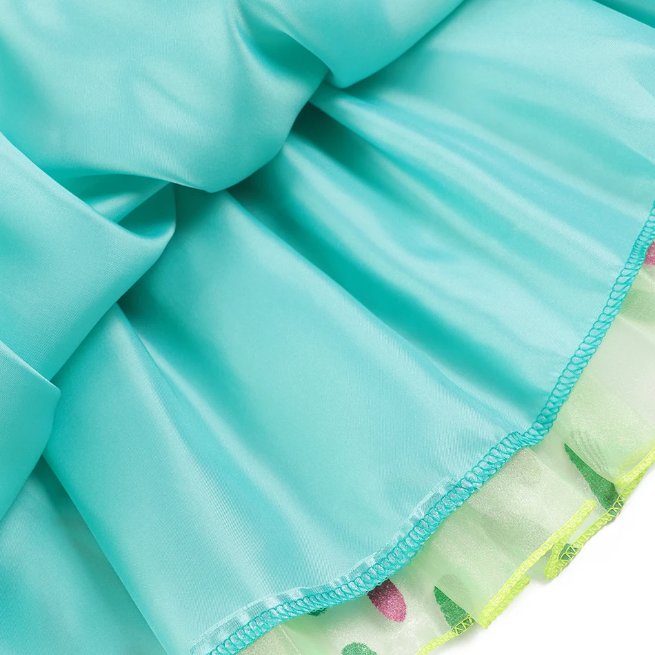 

Frozen Anna Princess Dress for Girl Cosplay Snow Queen Costume Kids Halloween Clothes Birthday Carnival Fancy Party Disguise JYF
